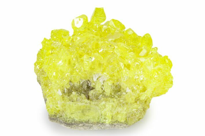 Bright-Yellow Sulfur Crystals - Bolivia #322539